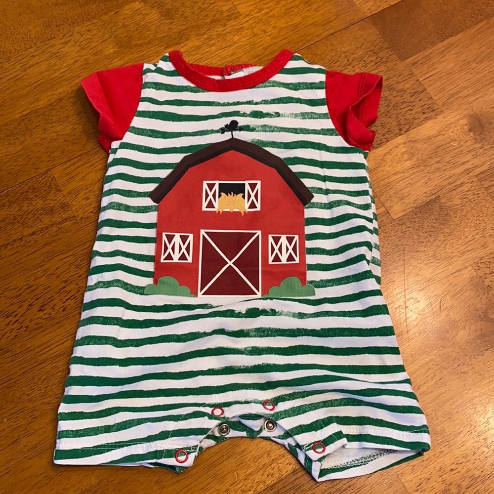 Farm/barn short playsuit